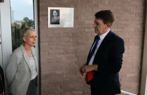 Memorial Plaque Dedicated to Dr. Moshe Eli, Jewish Doctor Shot in Kragujevac, Unveiled